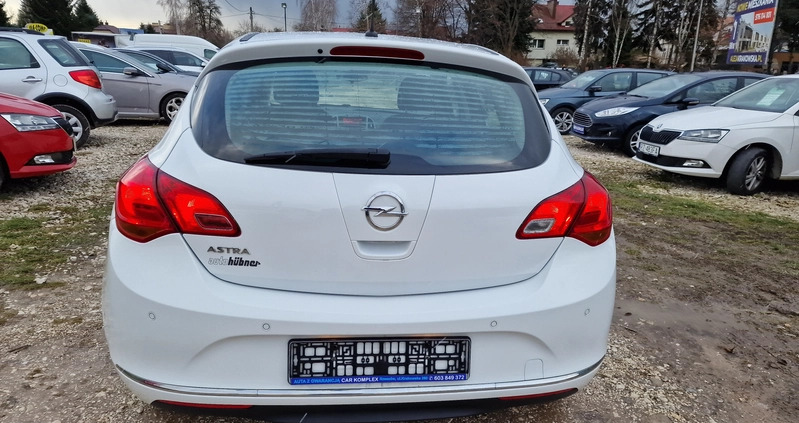 Opel Astra cena 30900 przebieg: 127312, rok produkcji 2015 z Kraków małe 154